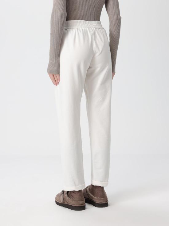 25FW 브루넬로 쿠치넬리 트레이닝/조거 팬츠 MH827FB799 C600 Natural - BRUNELLO CUCINELLI