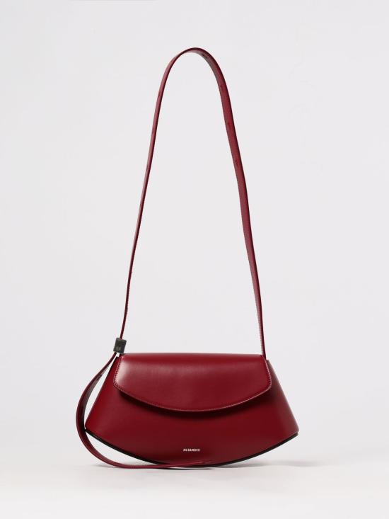 25FW 질샌더 크로스백 J08WG0056P8354 611 Burgundy