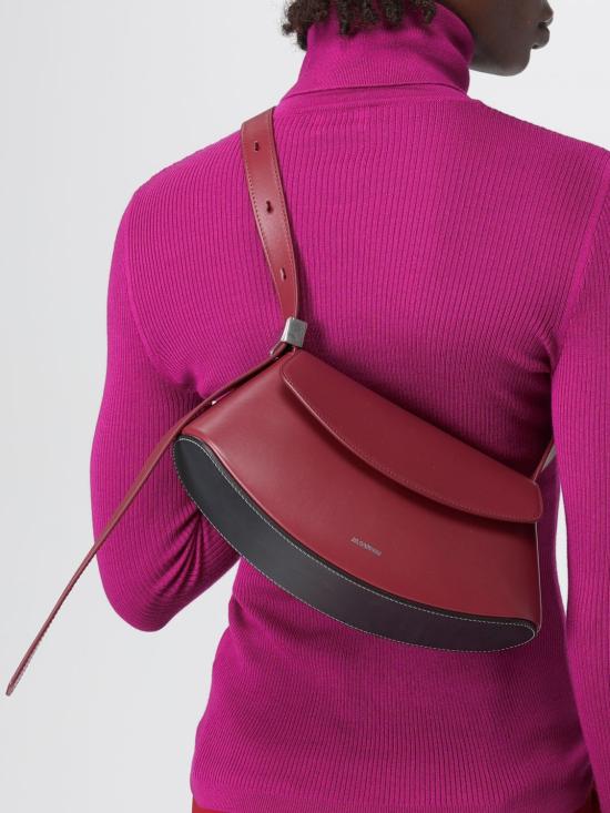 25FW 질샌더 크로스백 J08WG0056P8354 611 Burgundy - JIL SANDER