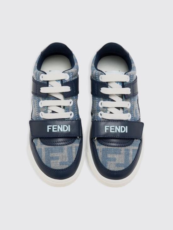 25FW [키즈] 펜디 스니커즈 JMR476AUHF F1T0N Blue - FENDI