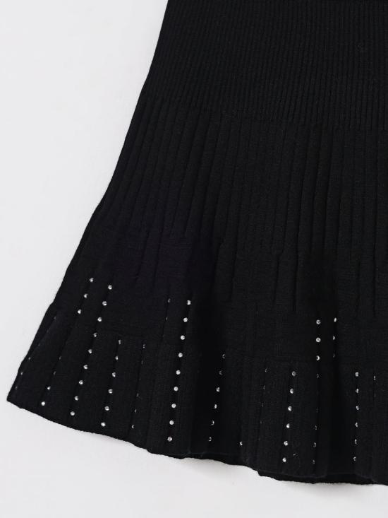 25FW [키즈] 엘리자베타프랜치 스커트 EFGO193CFL040 N000 Black - ELISABETTA FRANCHI