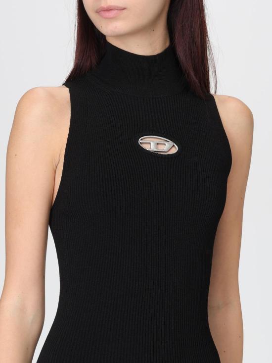 25FW 디젤 롱 원피스 A123960DLAX 9XX Black - DIESEL