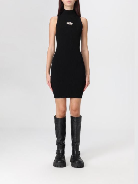 25FW 디젤 롱 원피스 A123960DLAX 9XX Black