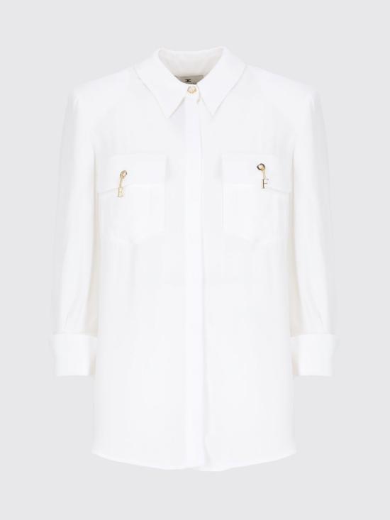 25FW 엘리자베타프랜치 블라우스 CA122 360 Ivory - ELISABETTA FRANCHI