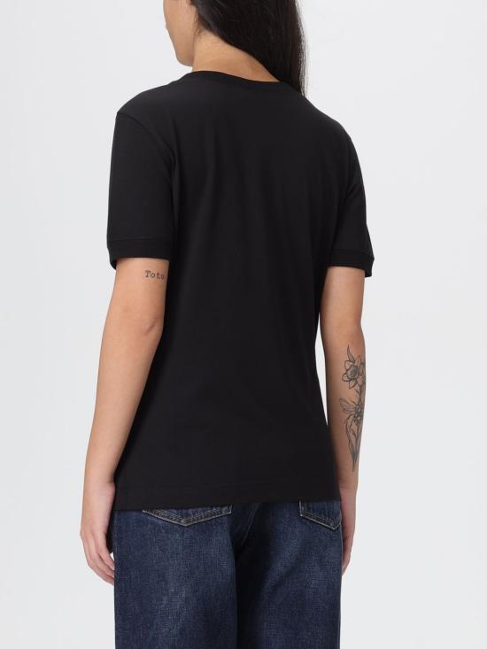 25FW 돌체앤가바나 반팔 티셔츠 F8N08ZGDDBF N0000 Black - DOLCE & GABBANA