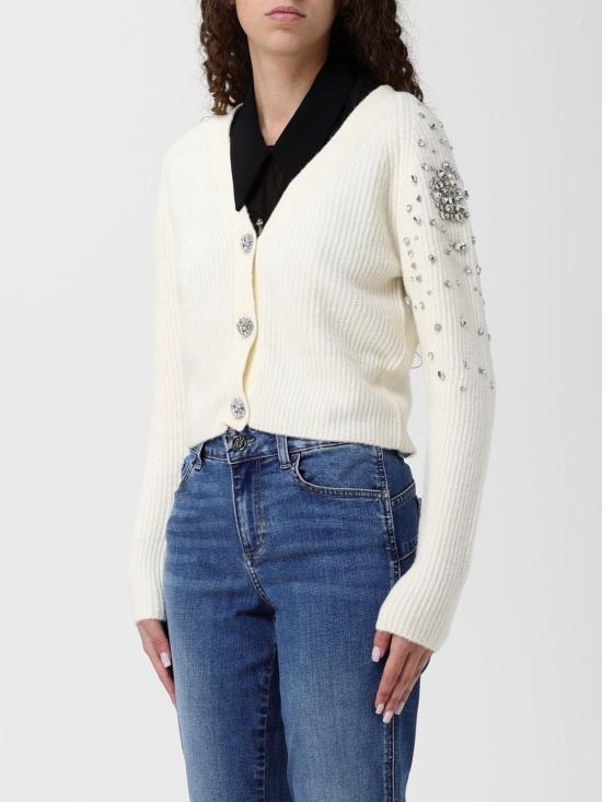 25FW 리우조 가디건 CF5149MA74Q X0256 White - LIU JO