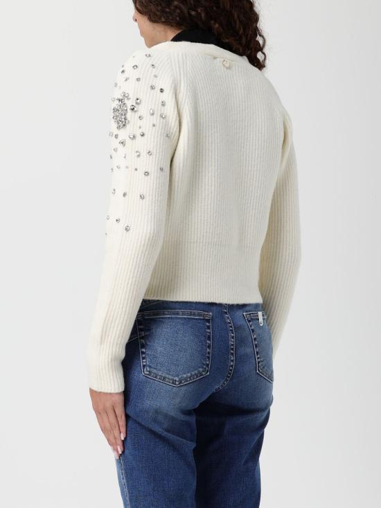 25FW 리우조 가디건 CF5149MA74Q X0256 White - LIU JO