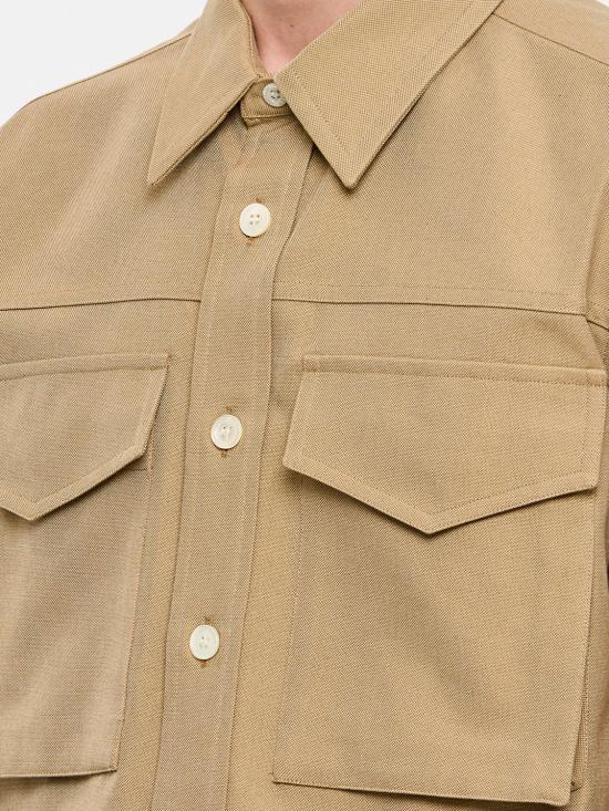 25FW 알렉산더 맥퀸 셔츠 765948QSAAI 9730 Beige - ALEXANDER MCQUEEN