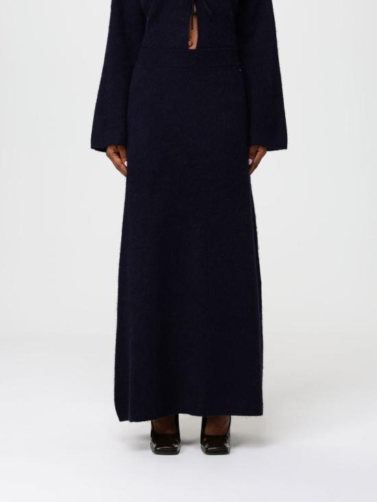 25FW 보스 롱 스커트 50548955 408 Blue