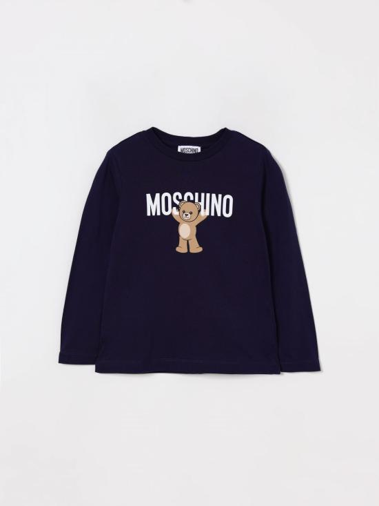 25FW [키즈] 모스키노 티셔츠 HTO00JLAA10 40016 Blue