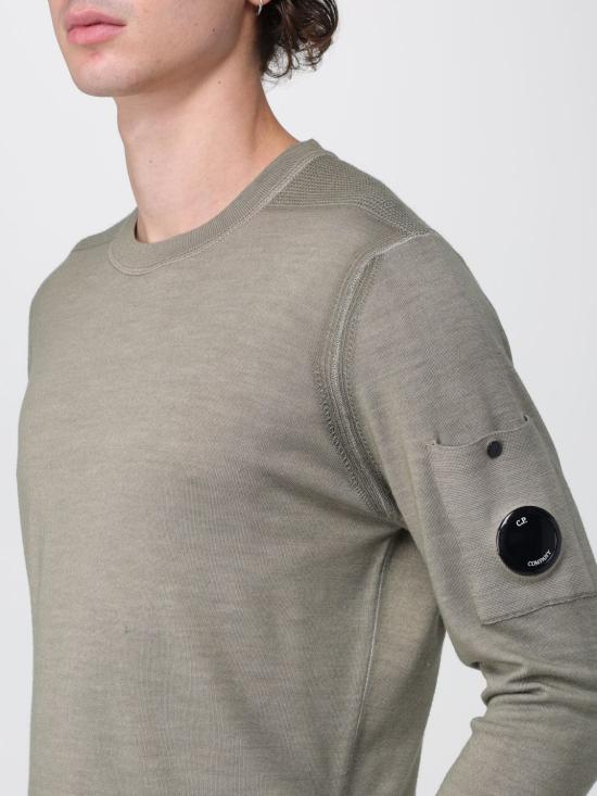 25FW 씨피 컴퍼니 스웨터 19CMKN024A003247F 356 Beige - C.P. COMPANY