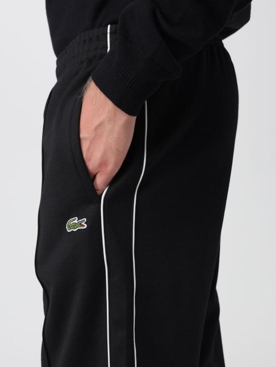 25FW 라코스테 스트레이트 팬츠 XH1412 031 Black - LACOSTE
