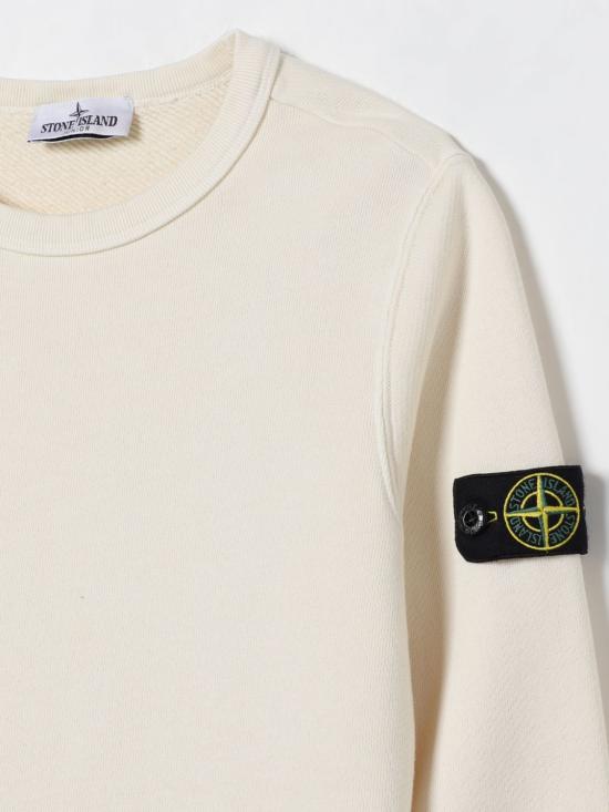 25FW [키즈] 스톤 아일랜드 풀오버 6100019S0045 V0120 White - STONE ISLAND