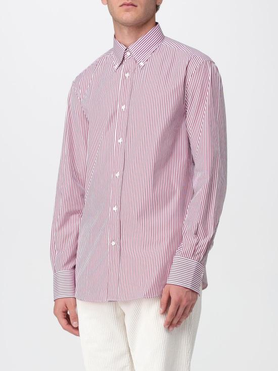 25FW 브루넬로 쿠치넬리 셔츠 MY6491716 C008 Red - BRUNELLO CUCINELLI