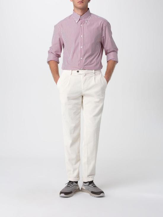 25FW 브루넬로 쿠치넬리 셔츠 MY6491716 C008 Red - BRUNELLO CUCINELLI