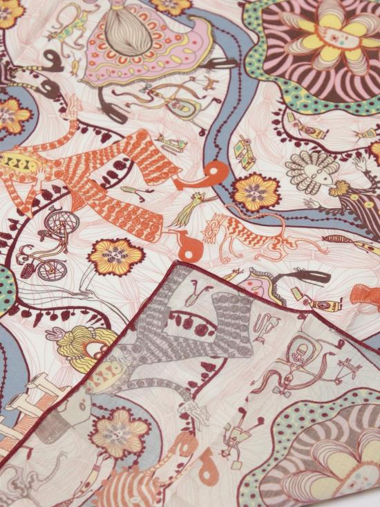 25FW [키즈] 일 구포 스카프 GSP0003C4148 680 Pink - IL GUFO