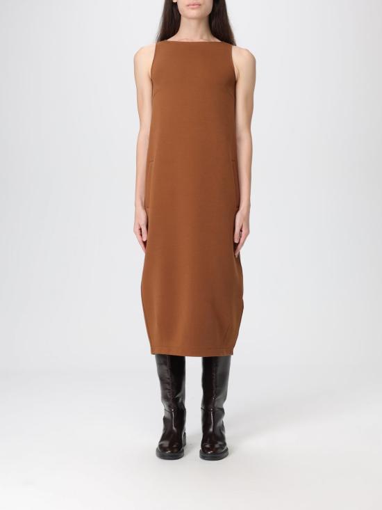 25FW 막스마라 롱 원피스 2526626067600 003 Brown