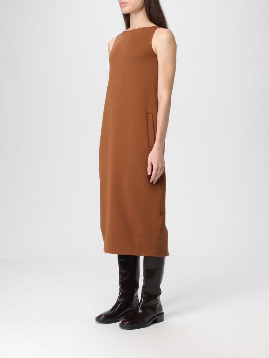 25FW 막스마라 롱 원피스 2526626067600 003 Brown - MAX MARA