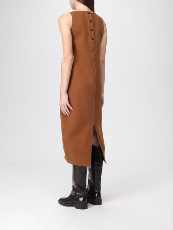 25FW 막스마라 롱 원피스 2526626067600 003 Brown - MAX MARA
