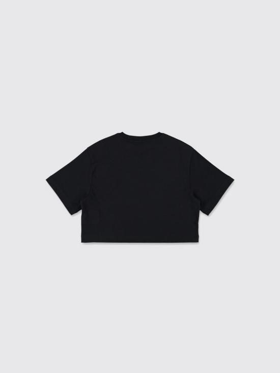 25FW [키즈] 오프화이트 티셔츠 OGAA019F25JER001 1025 Black - OFF WHITE