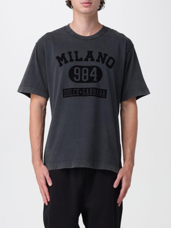 25FW 돌체앤가바나 반팔 티셔츠 G8RI4TG7PK9 N0000 Black