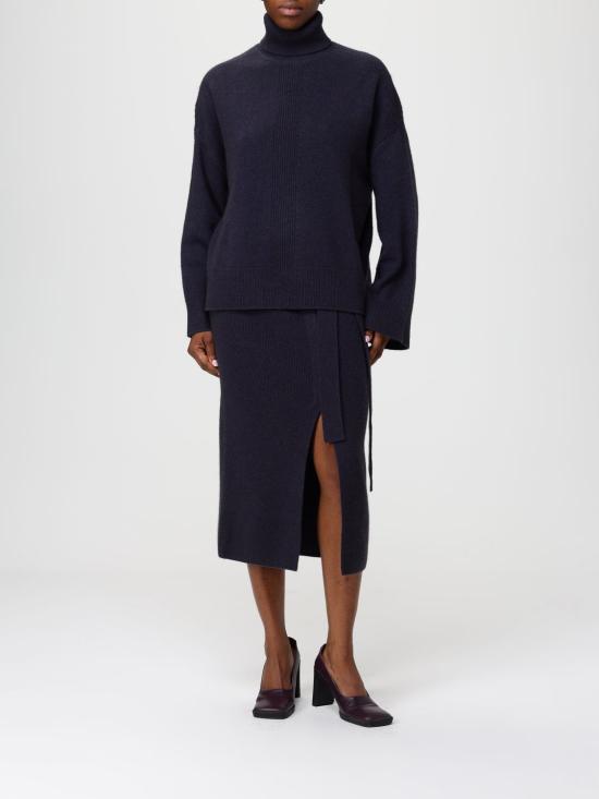 25FW 엠포리오 아르마니 터틀넥 EW001260AF19918 UB092 Blue - EMPORIO ARMANI