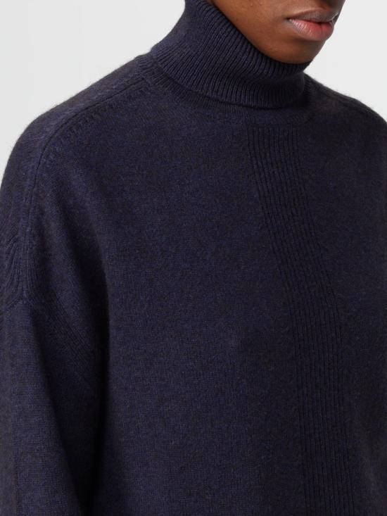 25FW 엠포리오 아르마니 터틀넥 EW001260AF19918 UB092 Blue - EMPORIO ARMANI