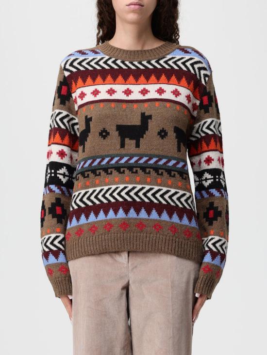 25FW 위켄드막스마라 NITRA 니트라 스웨터 2525366292600 005 Brown