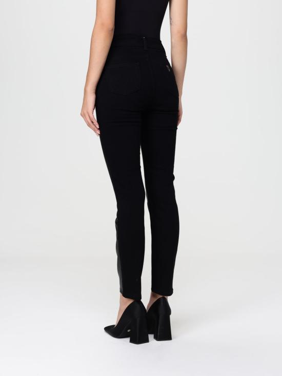 25FW 리우조 스트레이트 팬츠 UF5035E0747 22222 Black - LIU JO