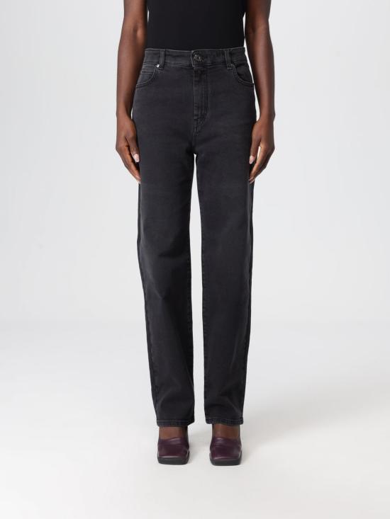 25FW 위켄드막스마라 데님 팬츠 2525186012600 007 Black