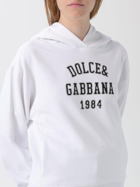 25FW 돌체앤가바나 스웨터 F9S48ZGDDBA W0800 White - DOLCE & GABBANA