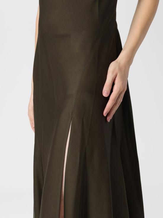 25FW 블루마린 롱 원피스 2A730A N0523 Green - BLUMARINE