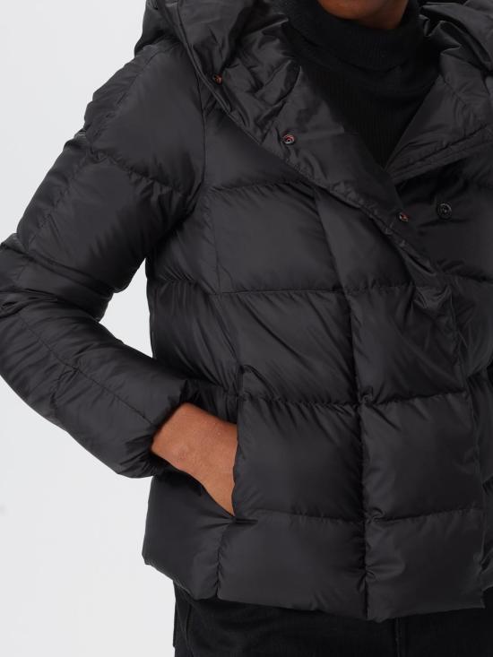 25FW 페트레이 눈키 MQN 02 리사이클 폴리에스터 롱 다운 재킷 PED544401181967 NER Black - PEUTEREY