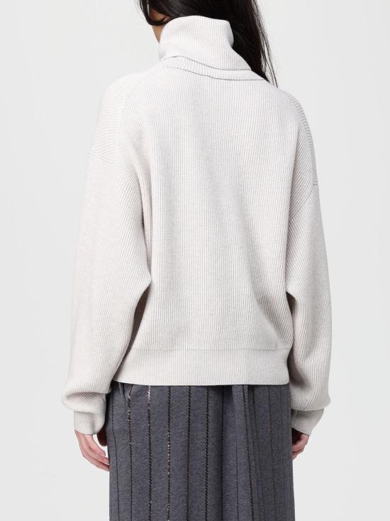 25FW 브루넬로 쿠치넬리 터틀넥 M16129313 C9610 Grey - BRUNELLO CUCINELLI