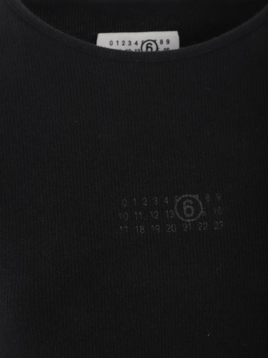 25FW MM6 메종마르지엘라 반팔 티셔츠 S52GC0357M20122 900 BLACK - MM6 MAISON MARGIELA