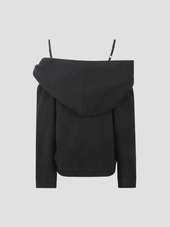 25FW MM6 메종마르지엘라 후드 티셔츠 S52GU0244M25014 900 BLACK - MM6 MAISON MARGIELA