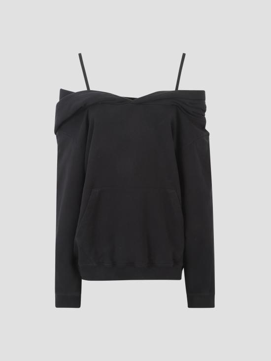 25FW MM6 메종마르지엘라 후드 티셔츠 S52GU0244M25014 900 BLACK