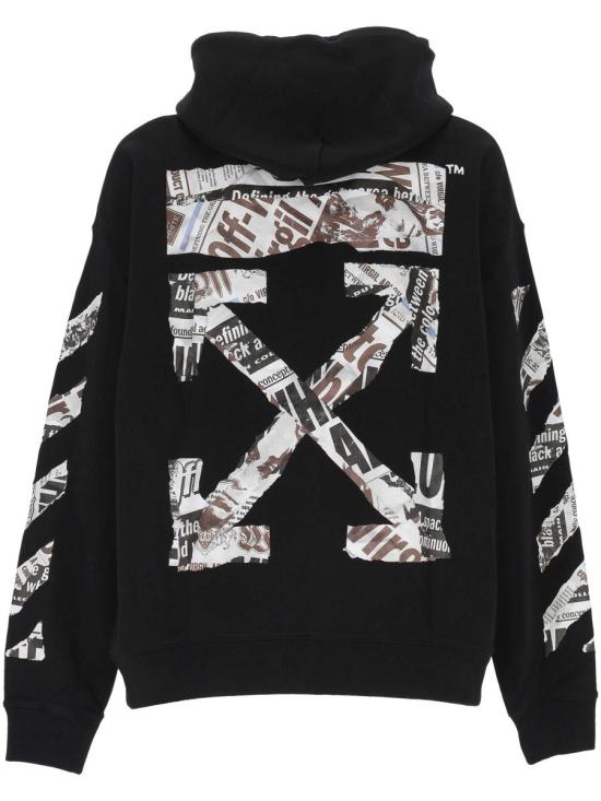 25FW 오프화이트 스웨터 OMBB085F25FLE00E1001 BLACK - OFF WHITE