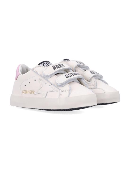 25FW [키즈] 골든구스 슈즈 F00534F007129 11410 WHITE BABY PINK - GOLDEN GOOSE