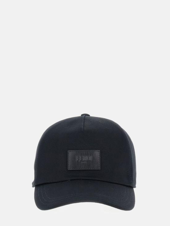 25FW 펜디 FF 베이스볼 캡 FXQ768AYBE F0QA1 Black - FENDI