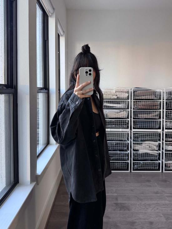  르 본 숍 데님 자켓 르 봉 숍 테오 헤비 데님 재킷