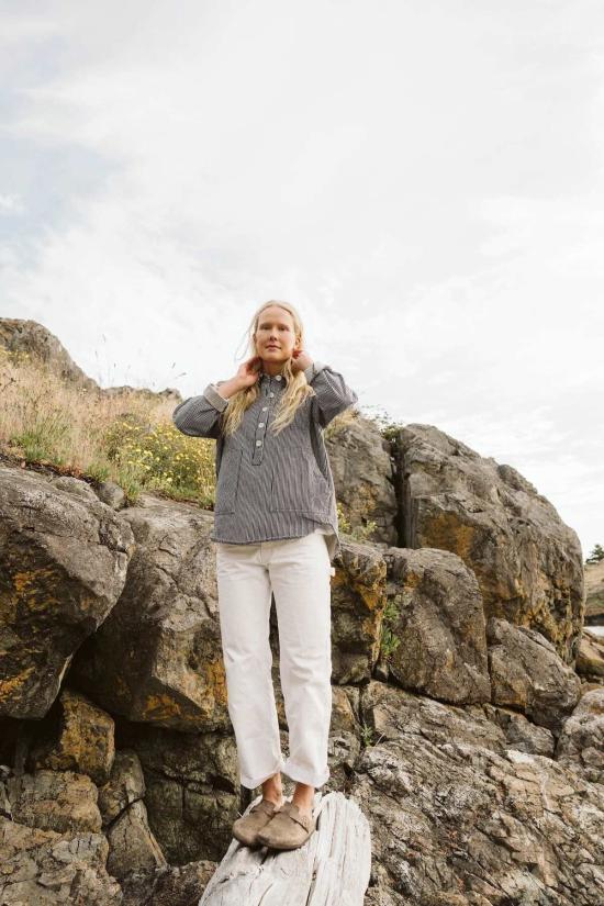  쉽 서플라이 블라우스 선박 공급 커티스 탑 - SHIP SUPPLY