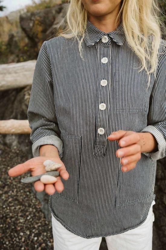  쉽 서플라이 블라우스 선박 공급 커티스 탑 - SHIP SUPPLY