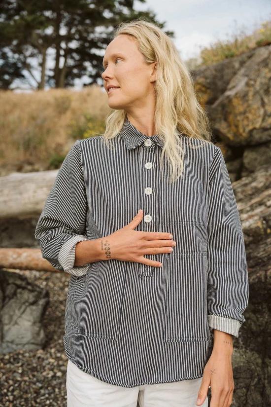  쉽 서플라이 블라우스 선박 공급 커티스 탑 - SHIP SUPPLY