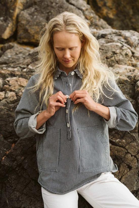  쉽 서플라이 블라우스 선박 공급 커티스 탑 - SHIP SUPPLY