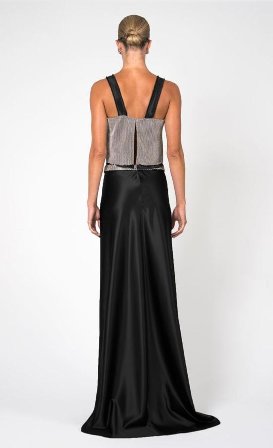  논살란트 레이블 롱 스커트 논샬런트 라벨 제마 맥시 스커트 블랙 - NONCHALANT LABEL