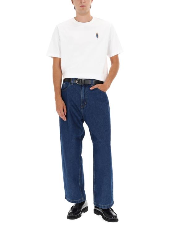 25FW 메종키츠네 드레스드 폭스 컴포트 티셔츠 PM00121KJ7025 P100 WHITE - MAISON KITSUNE