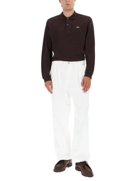 25FW 라코스테 클래식 롱슬리브 폴로 셔츠 L1312 SKB BROWN - LACOSTE