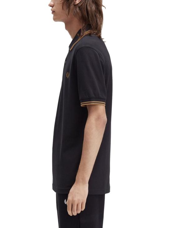 25FW 프레드페리 폴로 티셔츠 FP M3600P 55 S77 BLACK - FRED PERRY