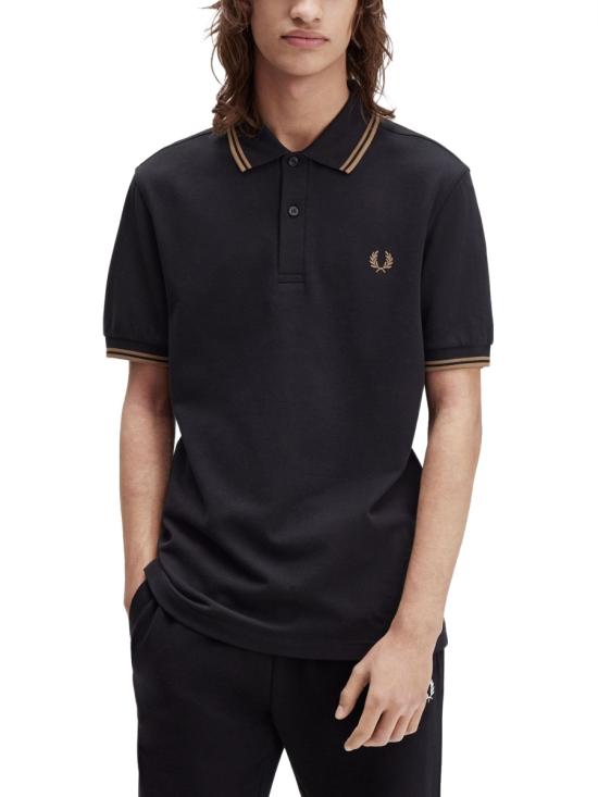 25FW 프레드페리 폴로 티셔츠 FP M3600P 55 S77 BLACK - FRED PERRY